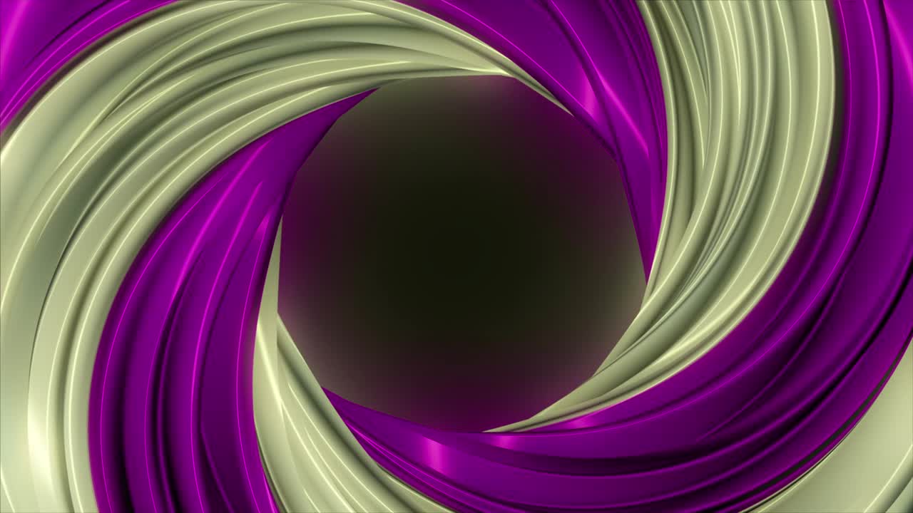 3D minimal abstract shapes continuously looping in a seamless way. Centered animation with background. Subtle reflections and hypnotic motion