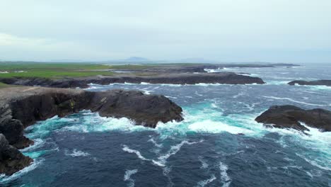 Acantilados-Cerca-Del-Fuerte-Circular-De-Dun-Na-Mbo