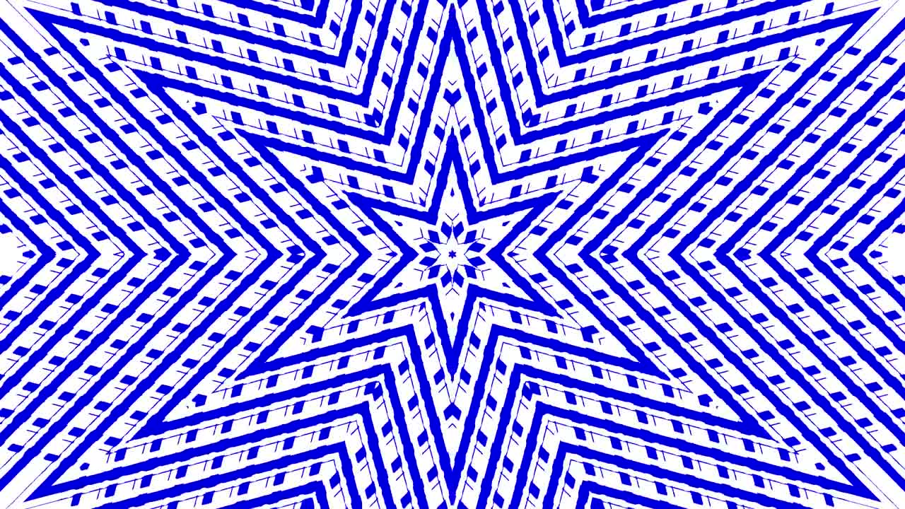 星ズームループブルーモーション背景