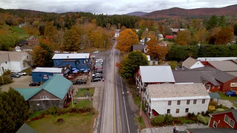 aerial fast push over weston vermont