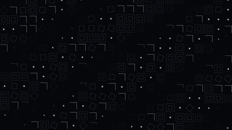 Abstract Motion Background with Rotating Geometric Squares