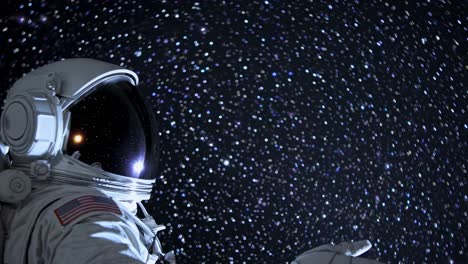 astronauta en el espacio