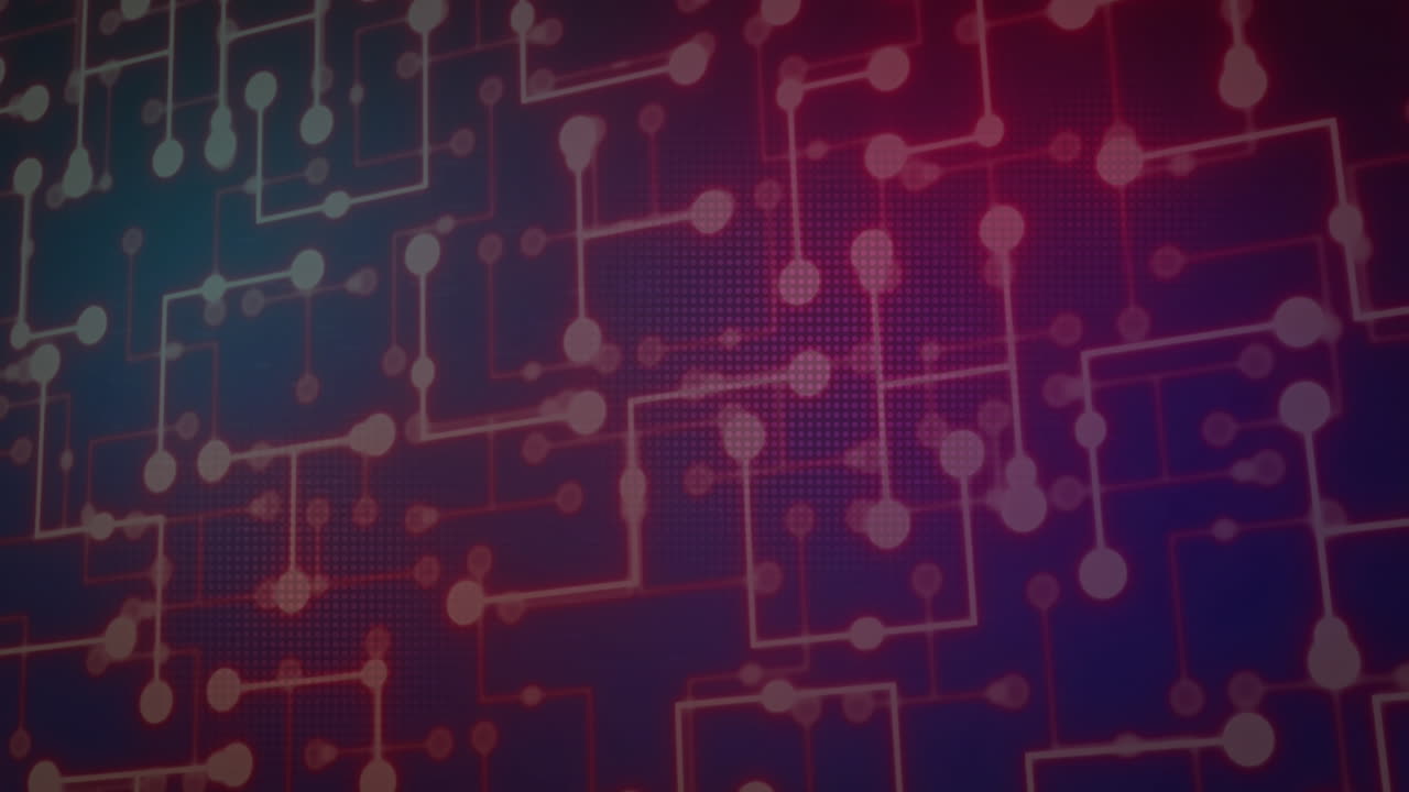 Animation of circuit board and data processing