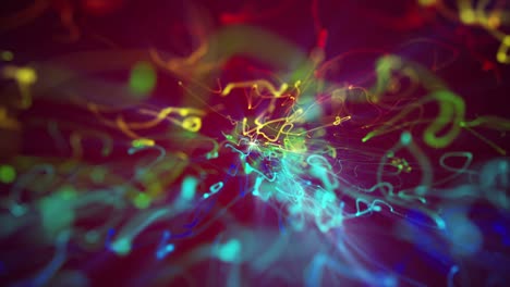 movimiento de línea abstracto color 4k