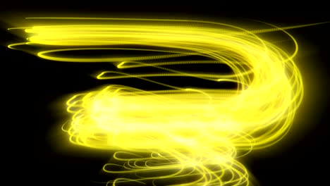 fast energy flying wave line with flash lights.