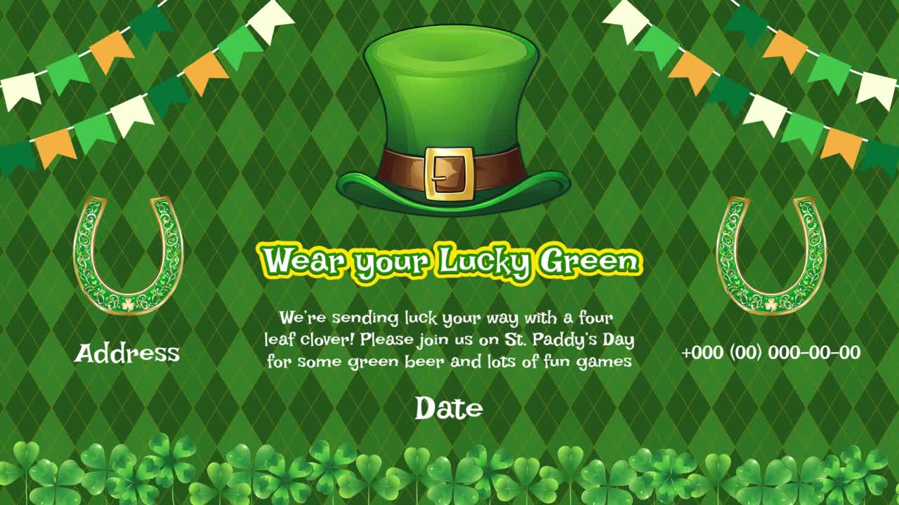 Saint Patrick's Day Invitation