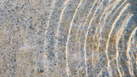 moving water with small, calming waves