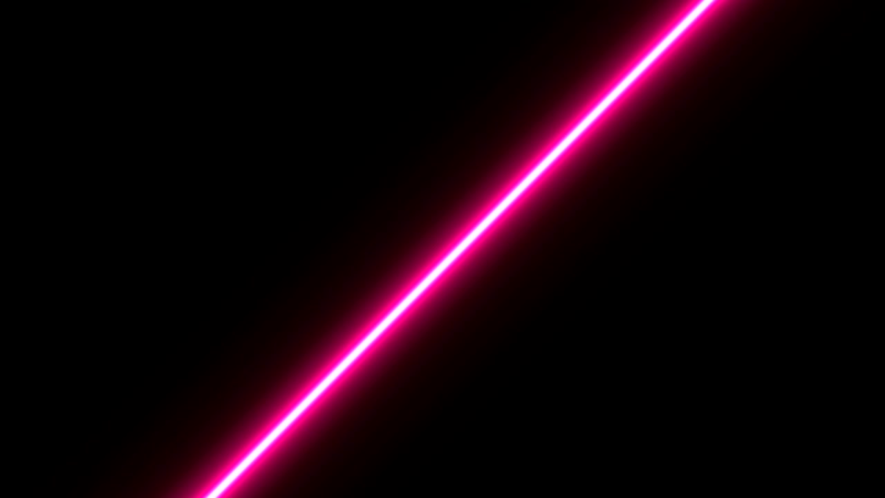 astratto multiplo orizzontale, verticale e obliquo linea laser rossa e rosa luce guidata movimento di transizione su sfondo nero, ciclo senza cuciture