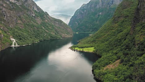 a magnificent view of the naeroyfjord