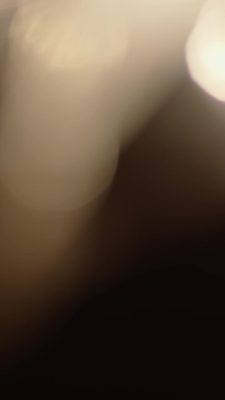 Wide Horizontal Golden Lens Flare Overlay