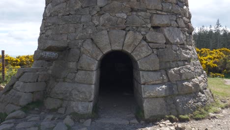 Entrance-Of-The-Flue-Chimney-Ruin-In-Carrickgollogan-Hill-In-Dublin-City