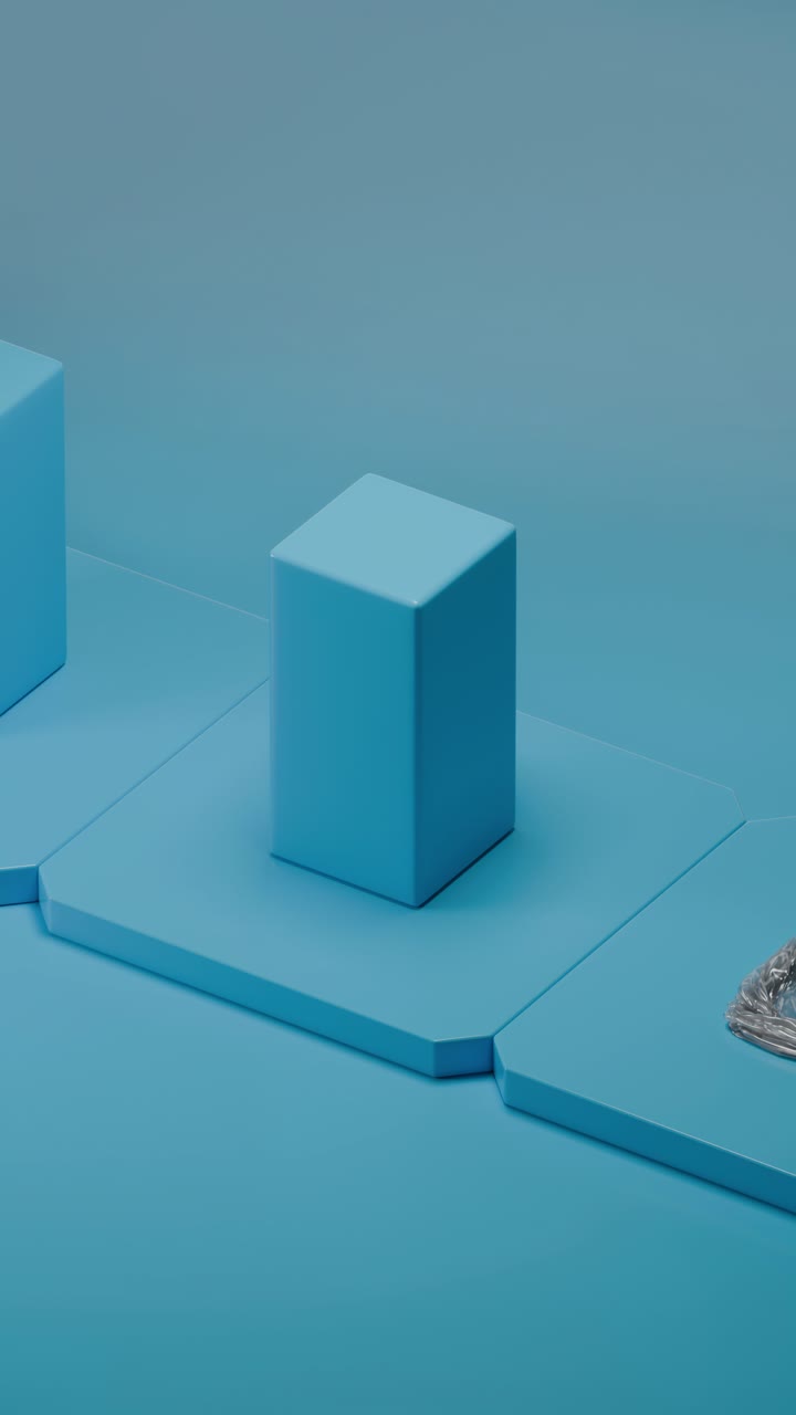 Minimalist Product Display with Square Plate