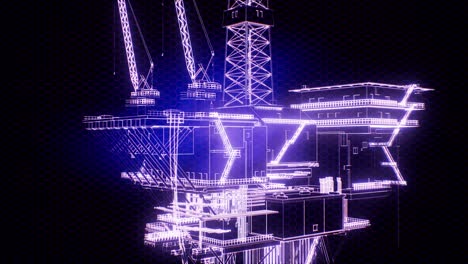 plataforma de petróleo y gas