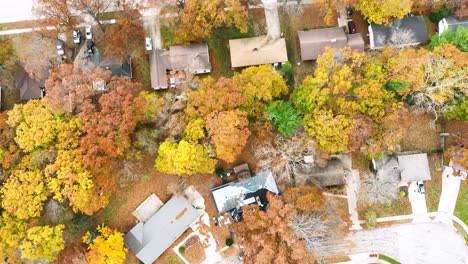 Vista-Aérea-De-Varios-Barrios-Alrededor-Del-Lago-Michigan.