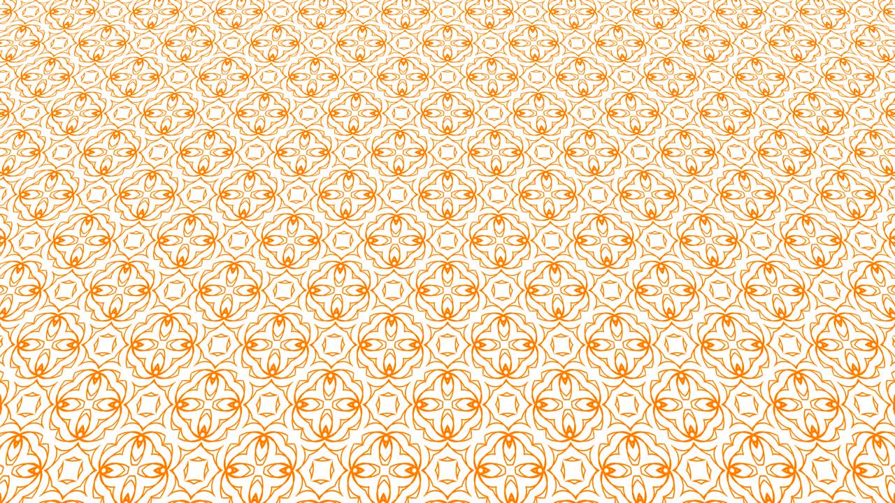 Graphic video pattern with geometric figures that tilts up and moves.