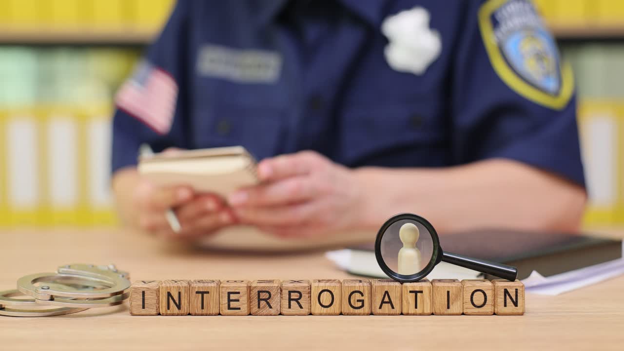 Police Interrogation Scene