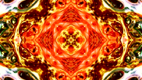 abstracto pincel tinta concepto liso patrón simétrico ornamental decorativo caleidoscopio movimiento círculo geométrico y formas de estrellas