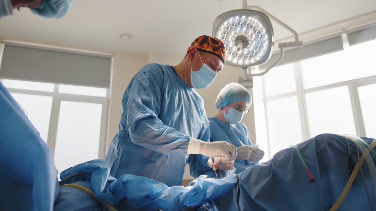 procedimiento quirúrgico en curso