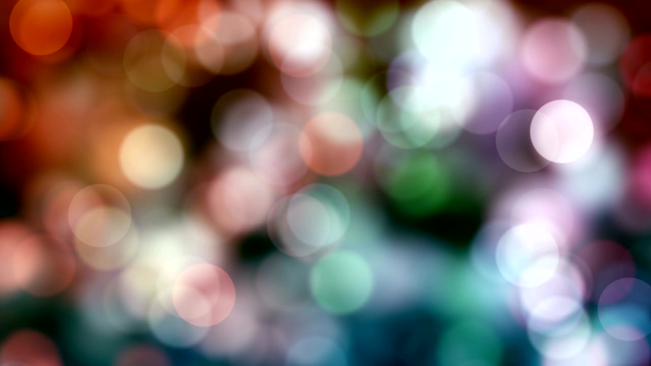 bokeh ligero fondo abstracto en bucle 4k