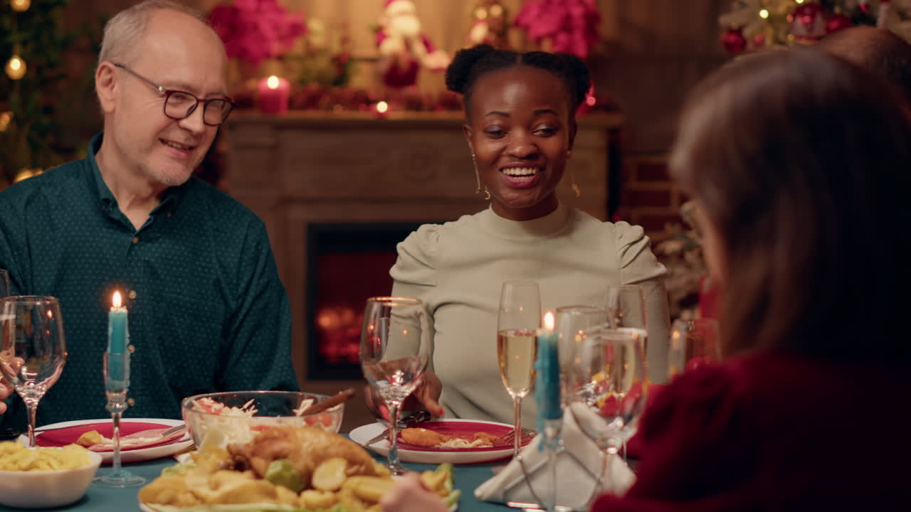 Festive Christmas Dinner with Family and Friends