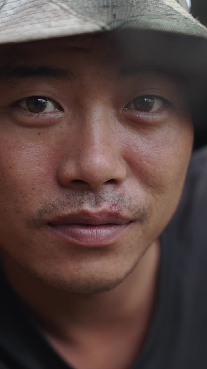 남자 의 클로즈업 초상화