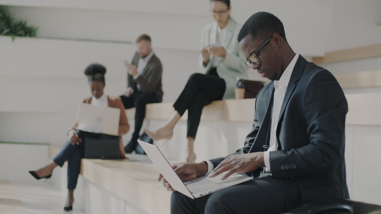 Business People Working in a Modern Office