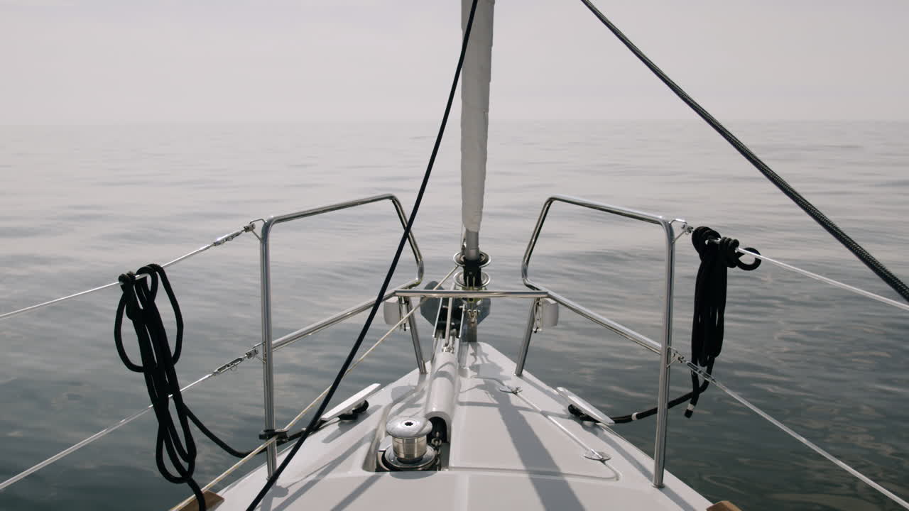 Sailboat on the Open Sea