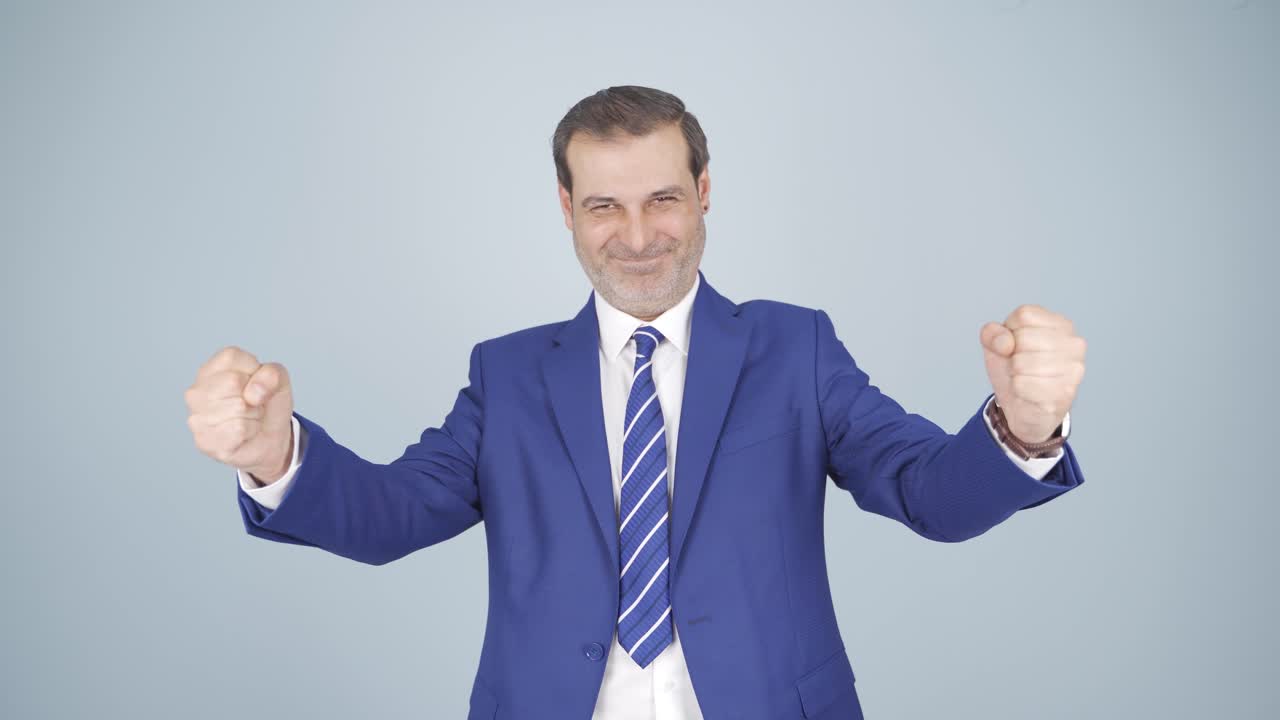 자신감 있는 사업가입니다.