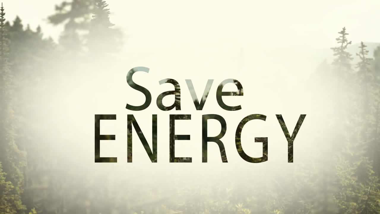 vídeo compuesto digital de ahorro de energía