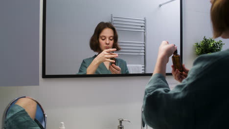 Woman-in-the-bathroom