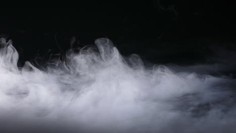 hielo seco realista nubes de humo niebla