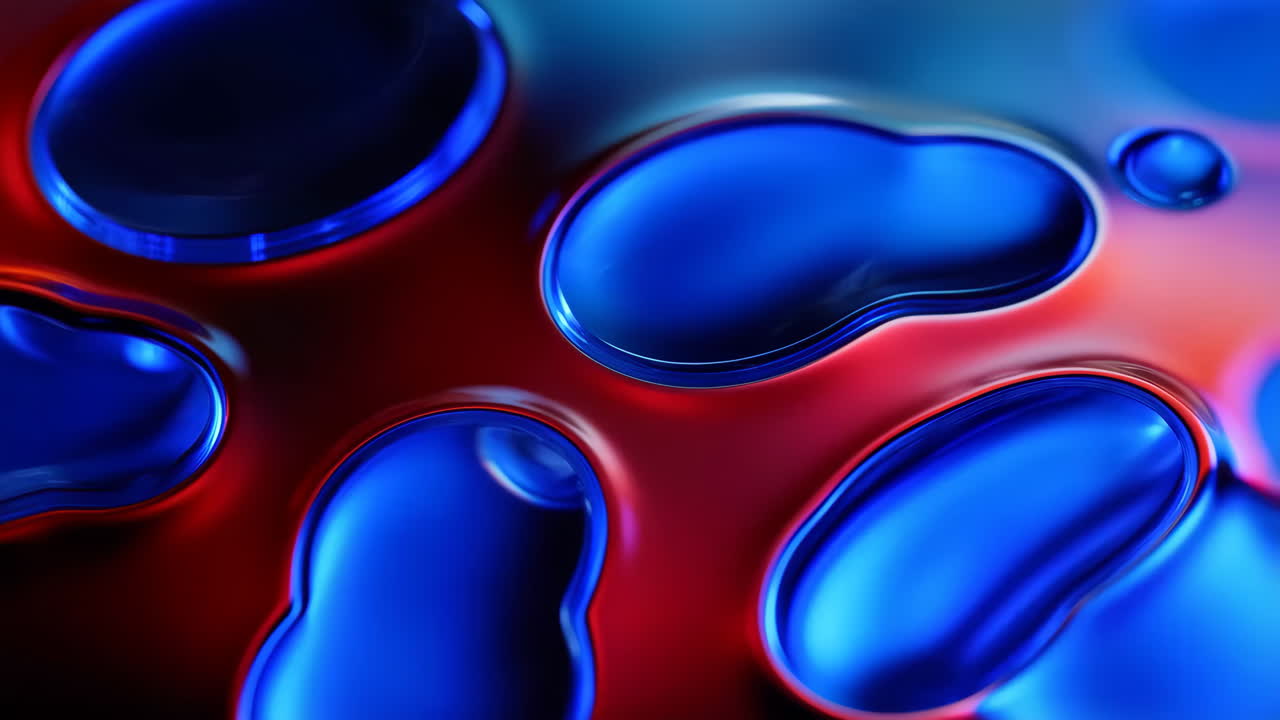 Abstract Water Droplets
