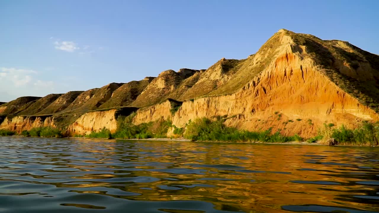 View of the hills from the sea-1