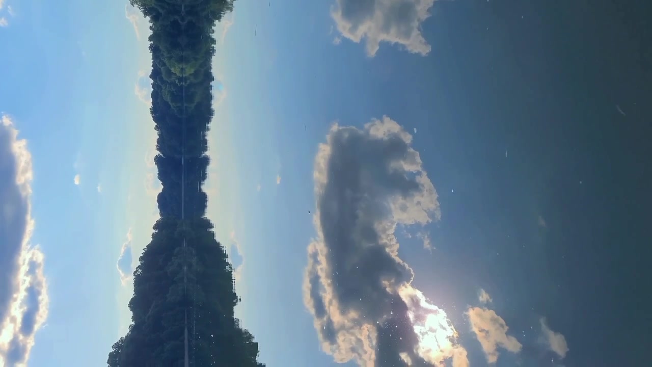 Vertikal video af en sejltur på Black Warrior River i Tuscaloosa, Alabama.
