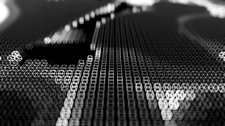 4K Abstract Visualization of Data Flow.
