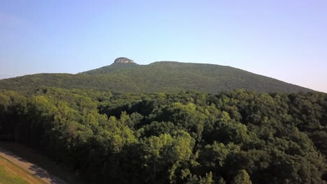 Pilot-Mountain-Aerial-in-North-Carolina