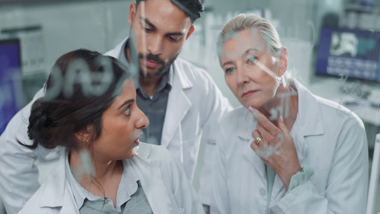 científicos que colaboran en un laboratorio