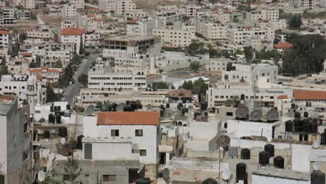 jenin, palestine, west bank, close view, jenin houses and buildings, of jenin city in northern west bank. 4k footage