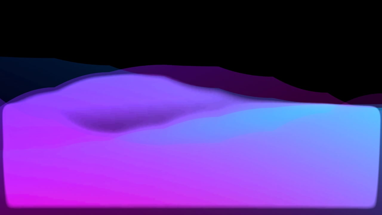 Abstract Motion Background with Glowing Purple and Blue Liquid Waves