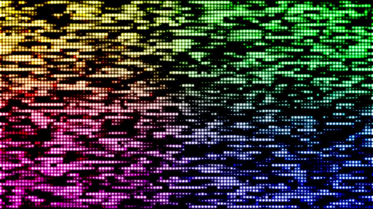 Glowing Abstract Digital Background Loop