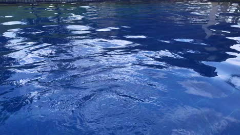 calm and relaxing close up of water in a pool