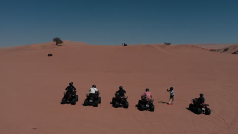 huacachina, perú, desierto, drone aéreo