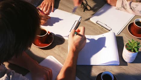 Executives-discussing-with-each-other-during-a-meeting-4k