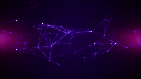 plexus abstract network titles technology science background loop