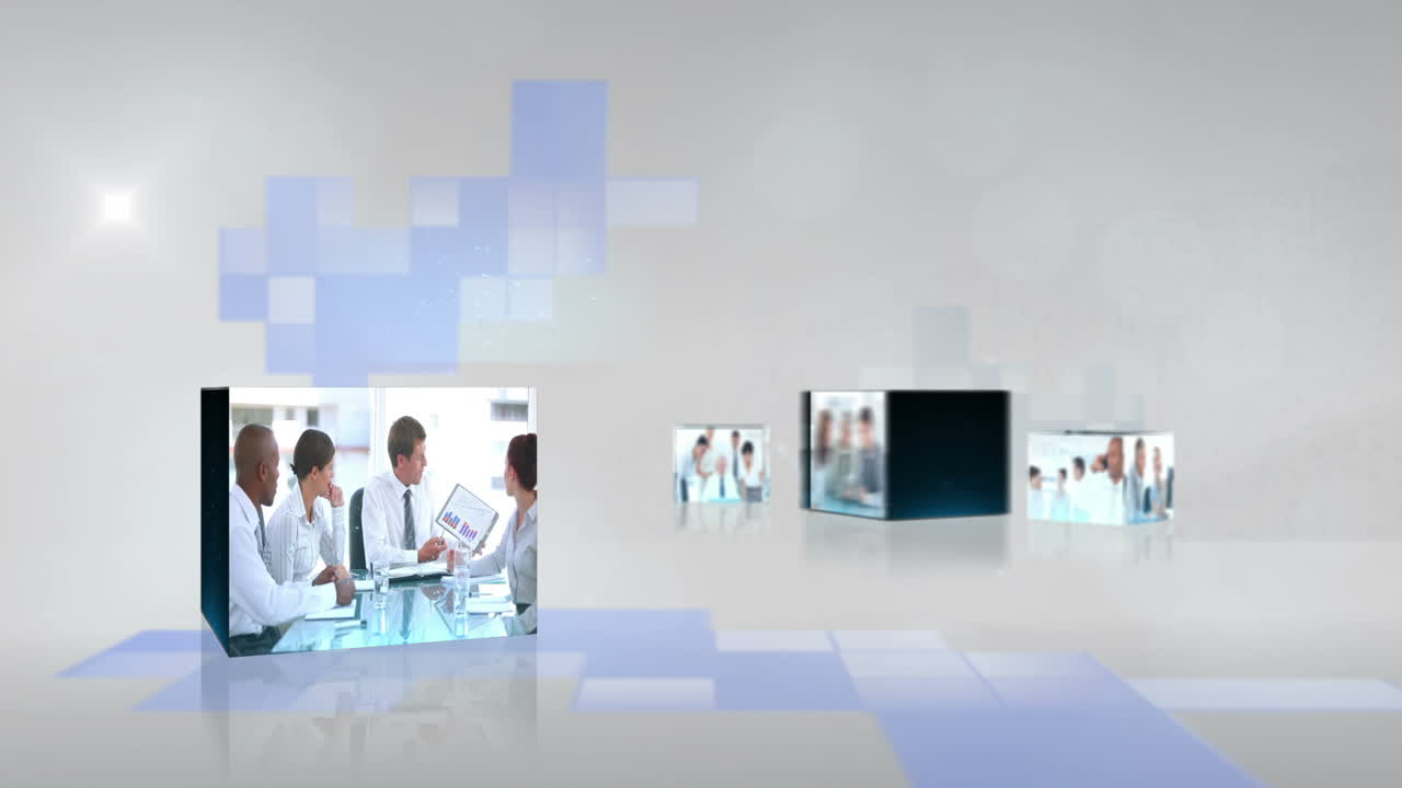 회의에서 비즈니스 비디오