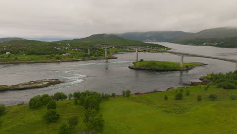 saltstraumen, small strait with one of world’s strongest tidal currents