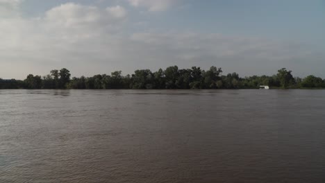 Río-Sava-En-El-Distrito-De-Brcko,-Bosnia-Y-Herzegovina