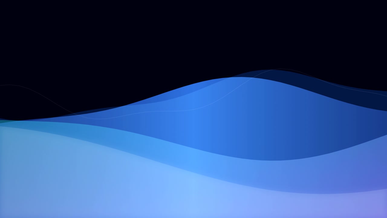 Abstract Blue Wave Motion Background