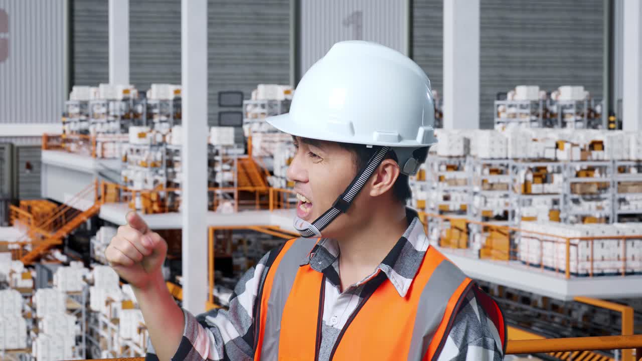 분노한 창고 노동자