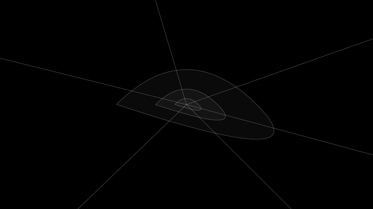 Linee geometriche astratte e transizioni di luce rosso scuro